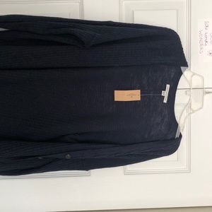 Navy cardigan from AE